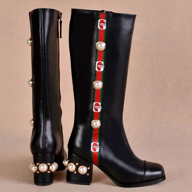 2016 gucci women Boots in Calfskin leather