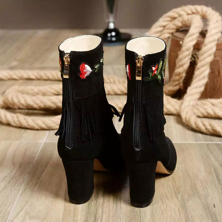 2016 gucci women Boots in Nubuck leather