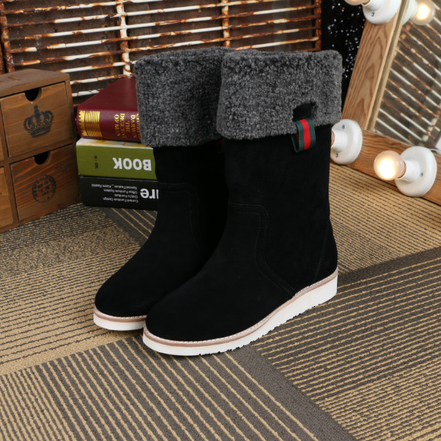 2016 gucci women Boots with wool