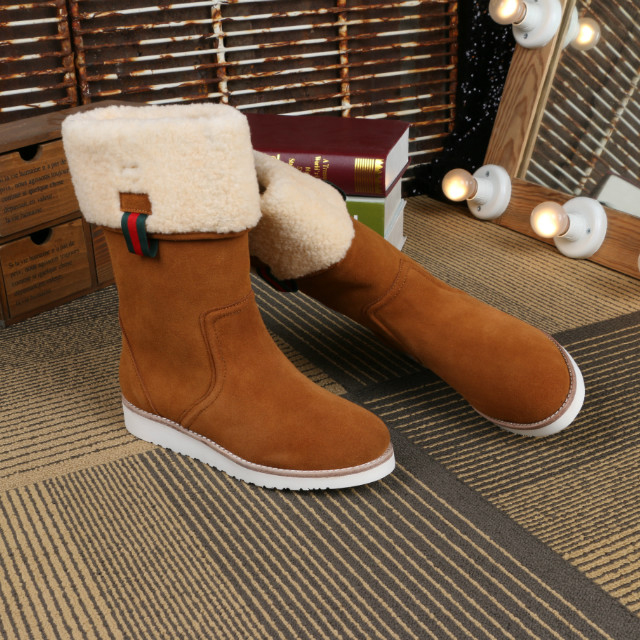 2016 gucci women Boots with wool