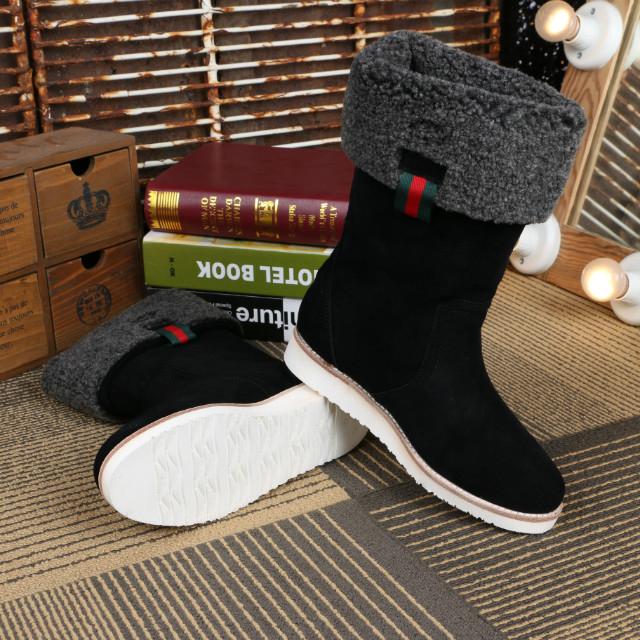 2016 gucci women Boots with wool