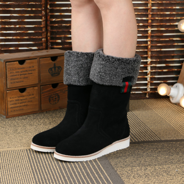 2016 gucci women Boots with wool