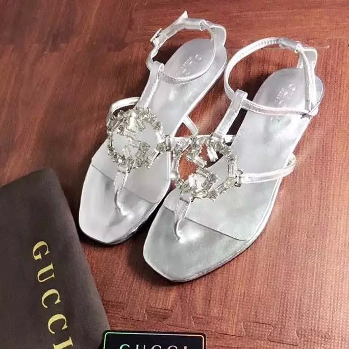 2016 gucci women Sandals shoes in Calfskin leather