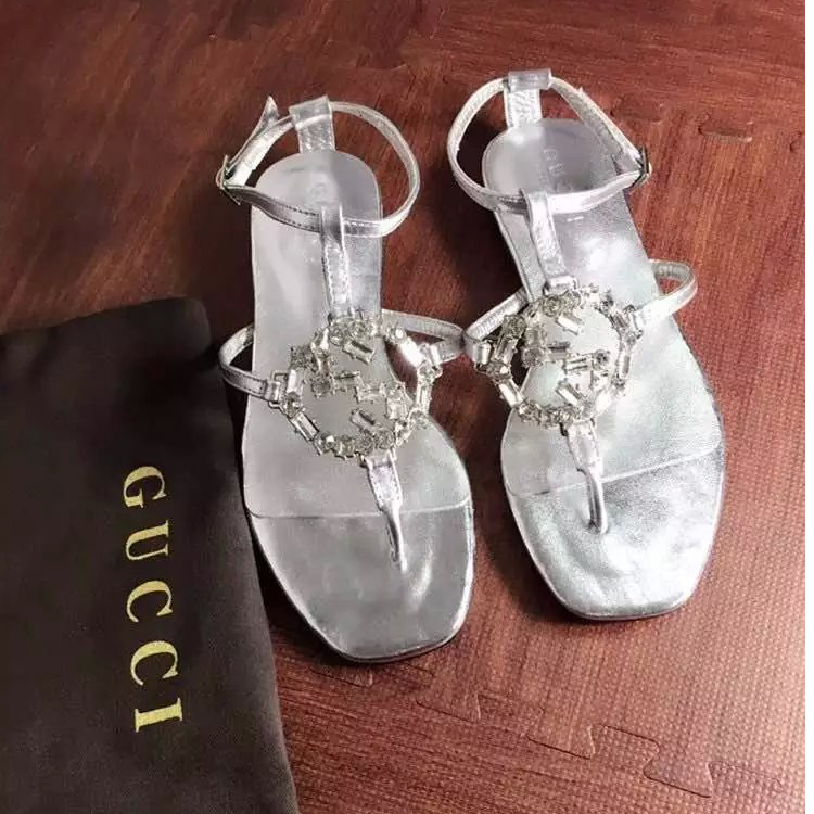 2016 gucci women Sandals shoes in Calfskin leather