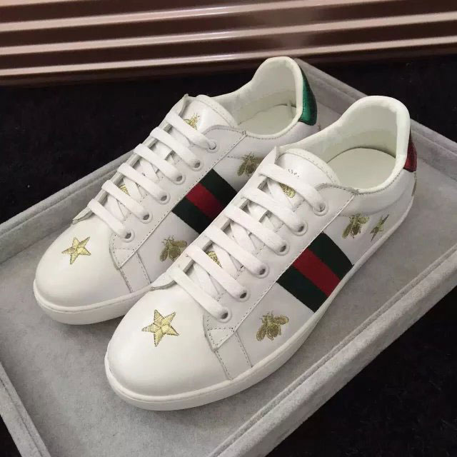 2016 gucci women classic shoes in Calfskin leather