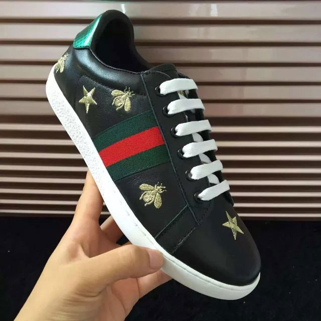 2016 gucci women classic shoes in Calfskin leather