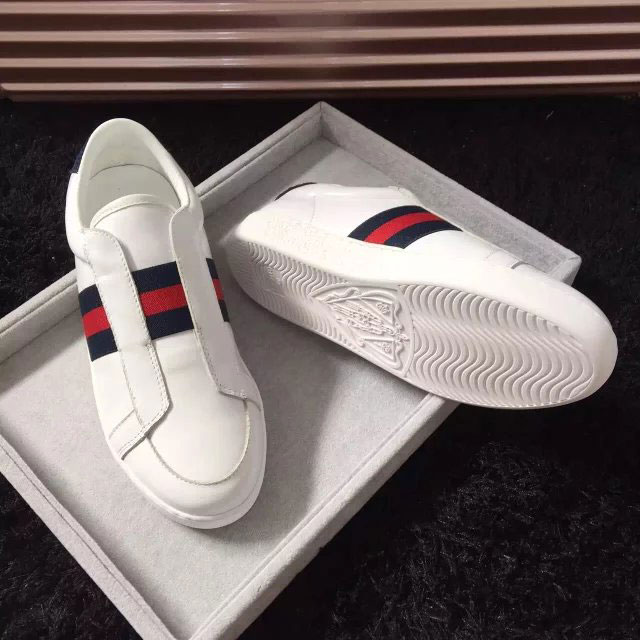 2016 gucci women classic shoes in Calfskin leather