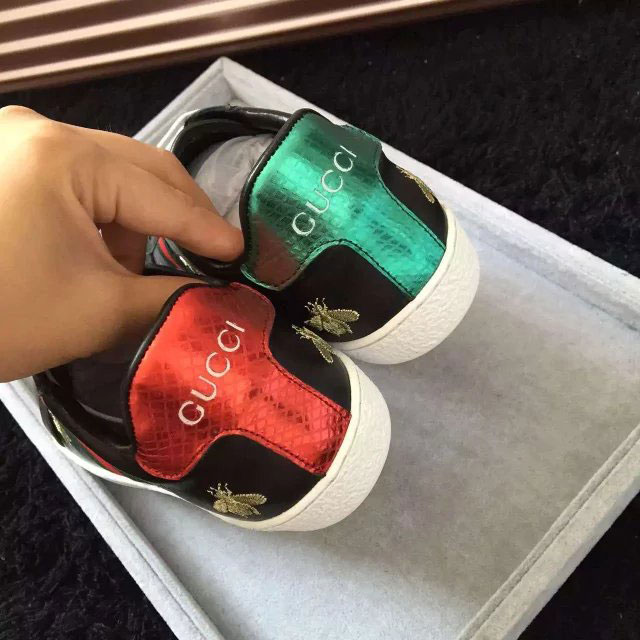 2016 gucci women classic shoes in Calfskin leather