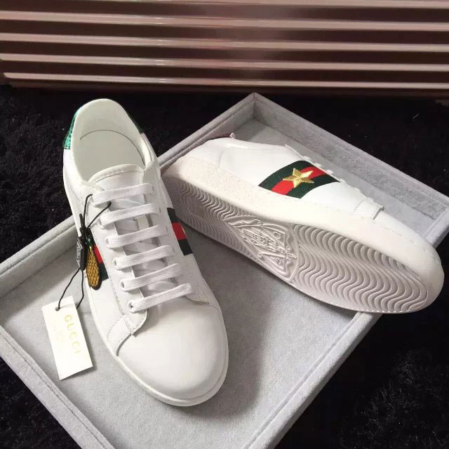 2016 gucci women classic shoes in Calfskin leather