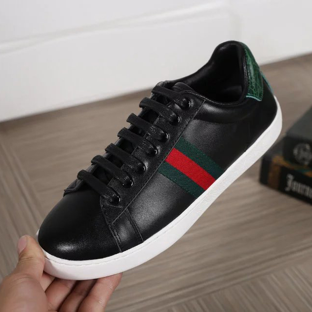 2016 gucci women classic shoes in Calfskin leather