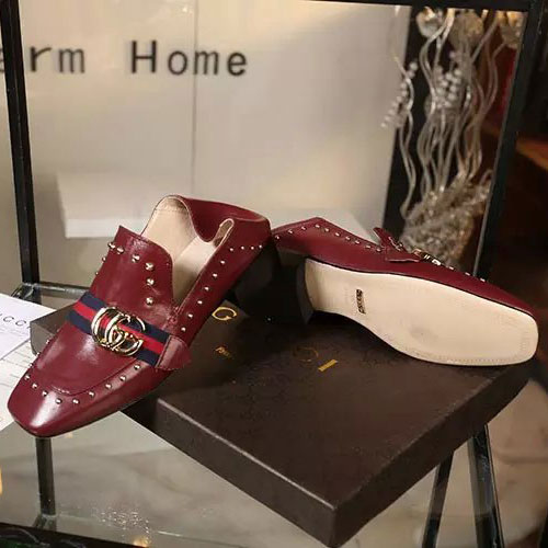 2016 gucci women shoes in Cowhide Leather