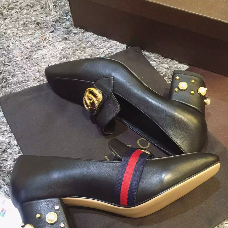 2016 gucci women shoes in Sheepskin leather