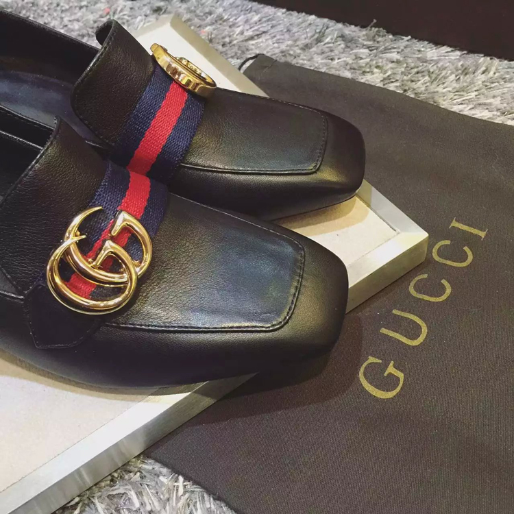 2016 gucci women shoes in Sheepskin leather