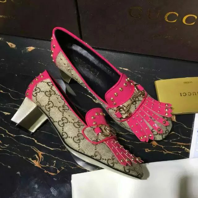 2016 gucci women shoes with Heel Height 5cm