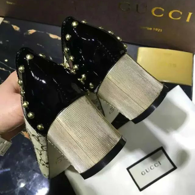 2016 gucci women shoes with Heel Height 5cm