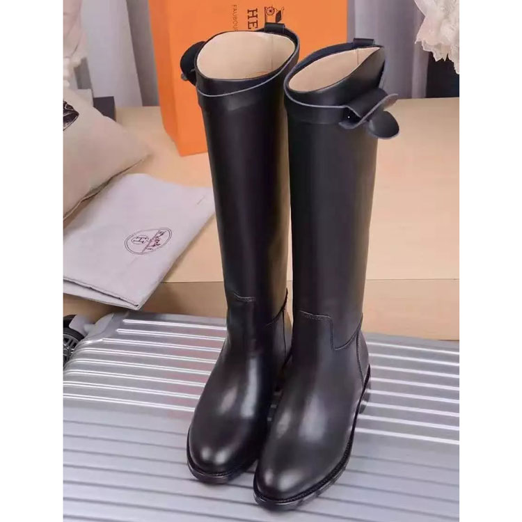 2016 hermes women Boots in Calfskin leather