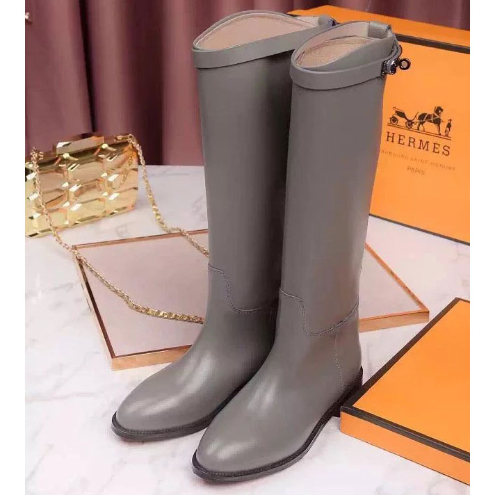 2016 hermes women Boots in Calfskin leather