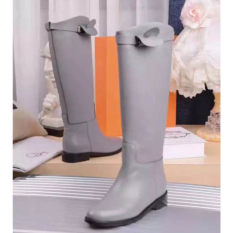 2016 hermes women Boots in Calfskin leather