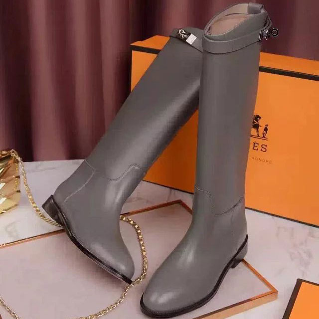 2016 hermes women Boots in Calfskin leather