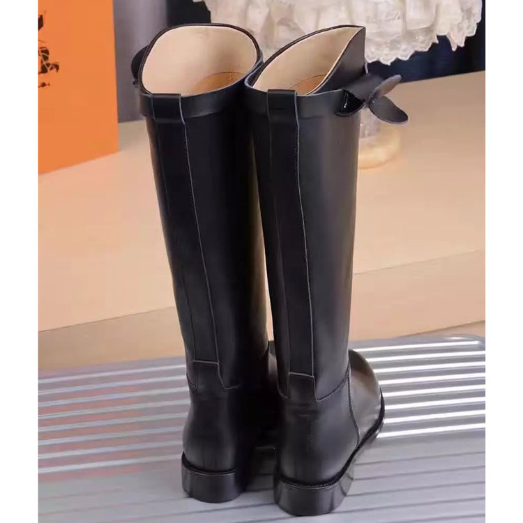 2016 hermes women Boots in Calfskin leather