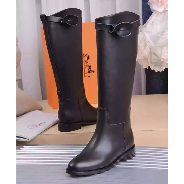 2016 hermes women Boots in Calfskin leather