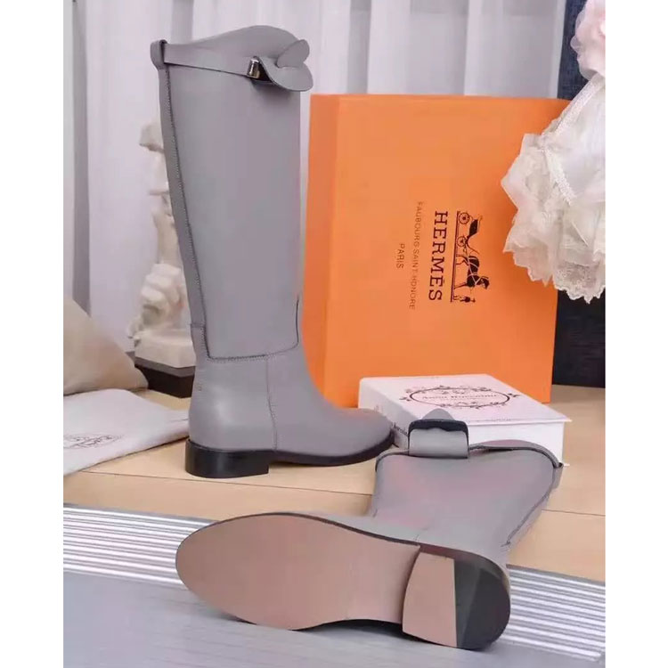 2016 hermes women Boots in Calfskin leather