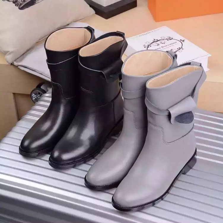 2016 hermes women Boots in Calfskin leather