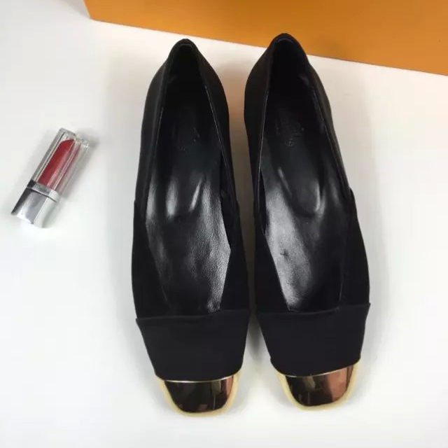 2016 hermes women Flats shoes in Velvet