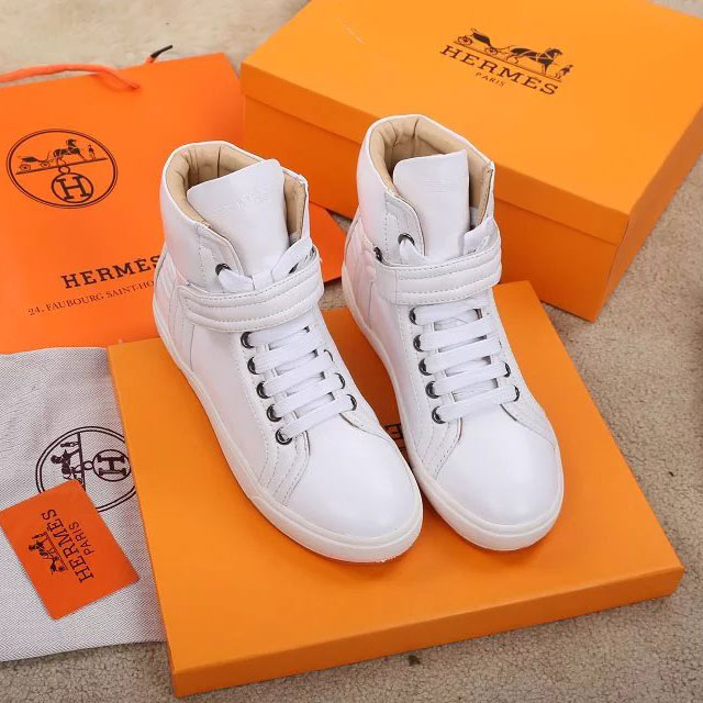 2016 hermes women Sneakers shoes in Calfskin leather