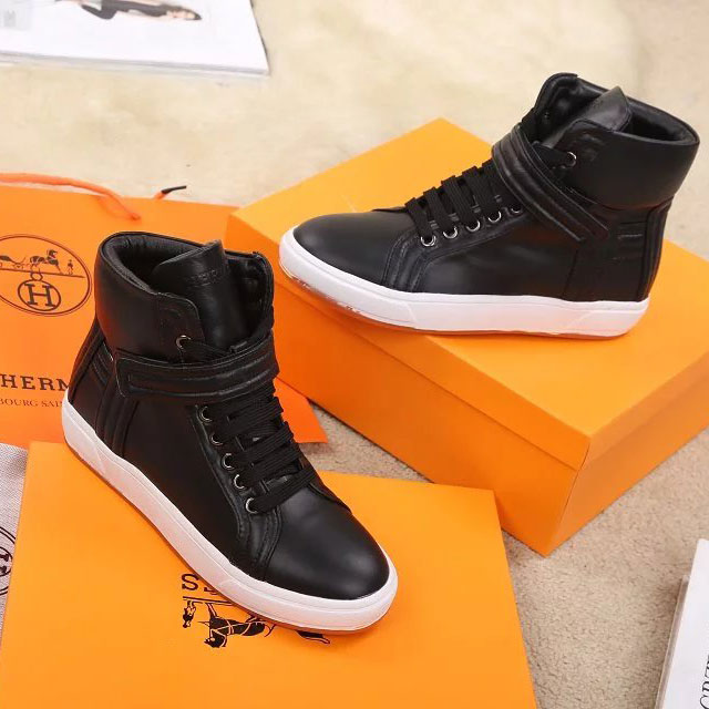 2016 hermes women Sneakers shoes in Calfskin leather