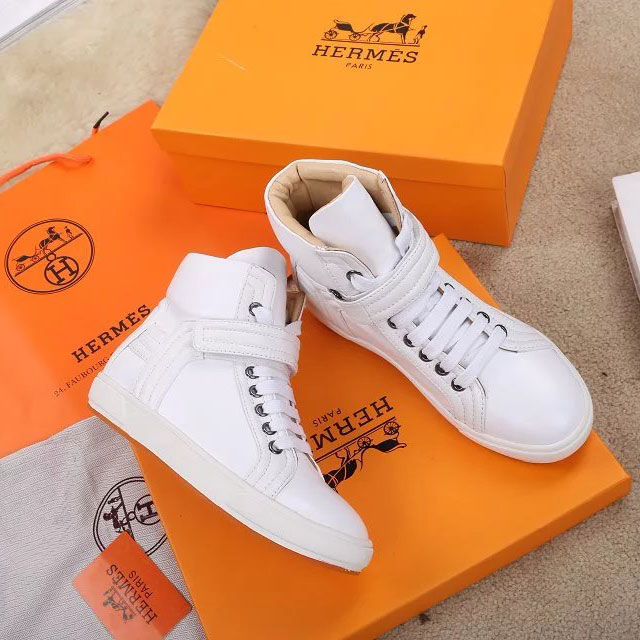 2016 hermes women Sneakers shoes in Calfskin leather