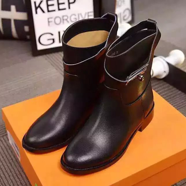 2016 hermes women new arrivals Classic calfskin leather Boots