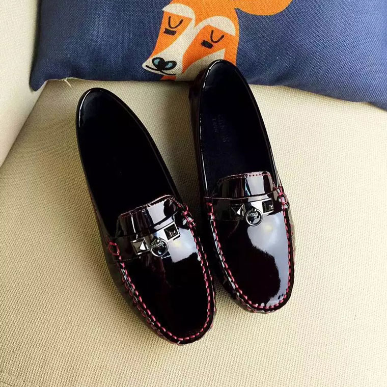 2016 hermes women shoes in Patent leather