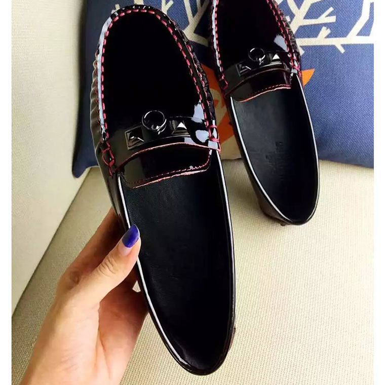 2016 hermes women shoes in Patent leather