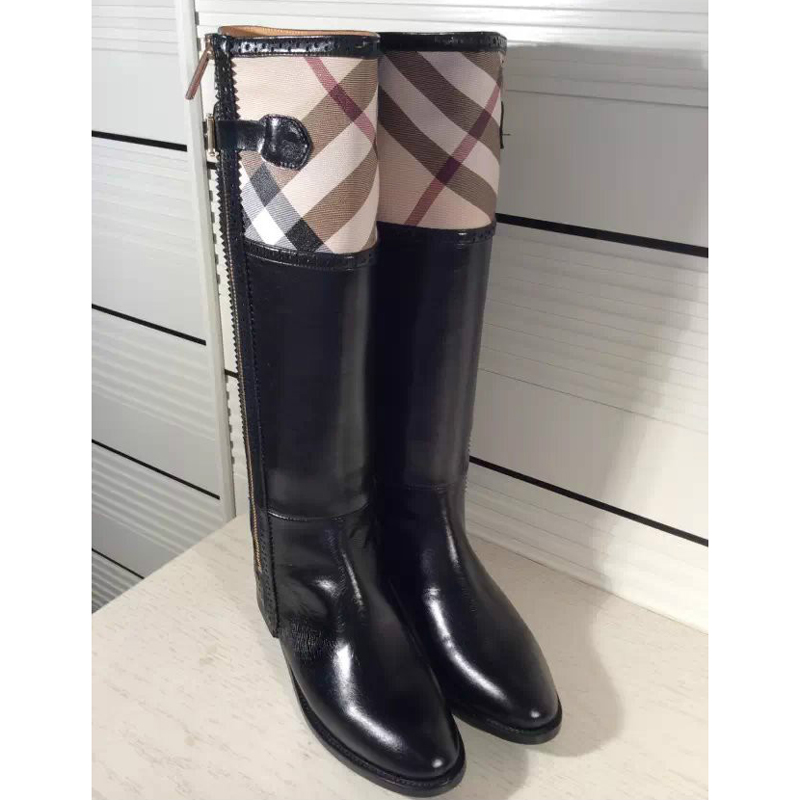 2016 latest Burberry women Calfskin leather Boots