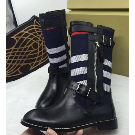 2016 latest Burberry women Nubuck Leather Boots