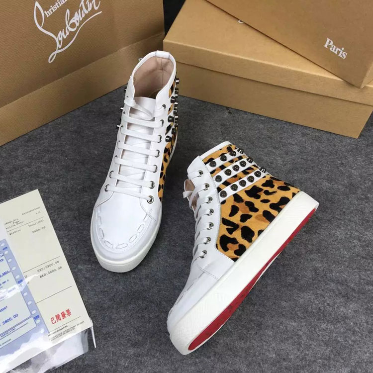 2016 latest Christian Louboutin Sneakers shoes with rivet