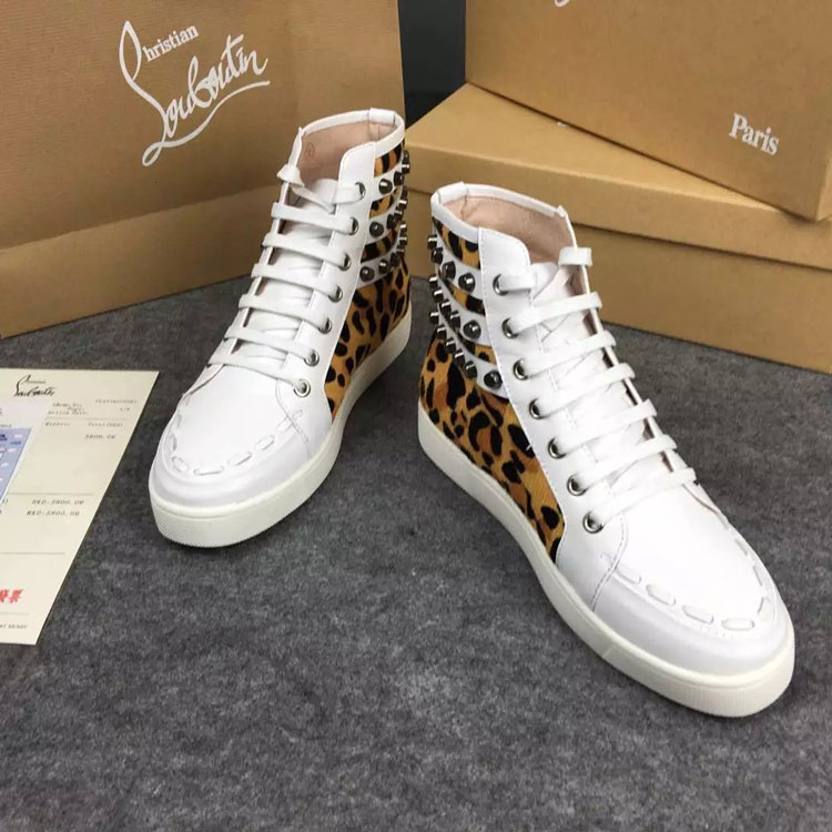 2016 latest Christian Louboutin Sneakers shoes with rivet