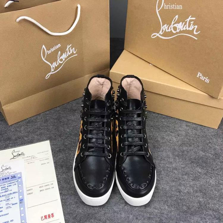 2016 latest Christian Louboutin Sneakers shoes with rivet