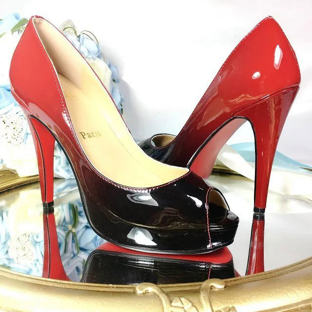 2016 latest Christian Louboutin high-heeled shoes in Patent leather Heel Height 13cm