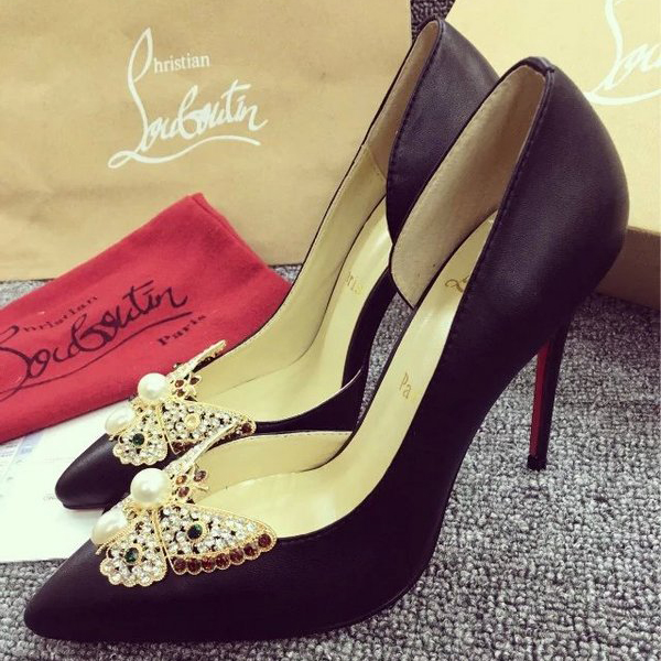 2016 latest Christian Louboutin high-heeled shoes in Sheepskin leather