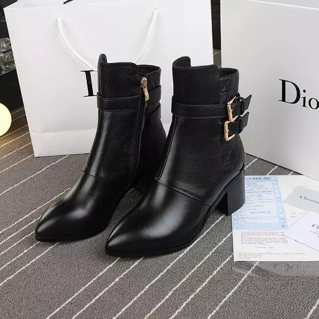 2016 new arrivals Dior Calfskin leather casual boots