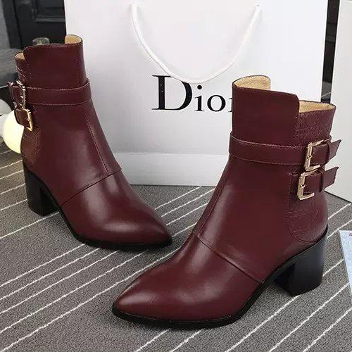 2016 new arrivals Dior Calfskin leather casual boots