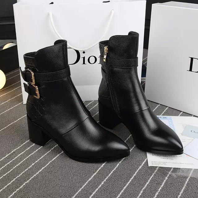 2016 new arrivals Dior Calfskin leather casual boots