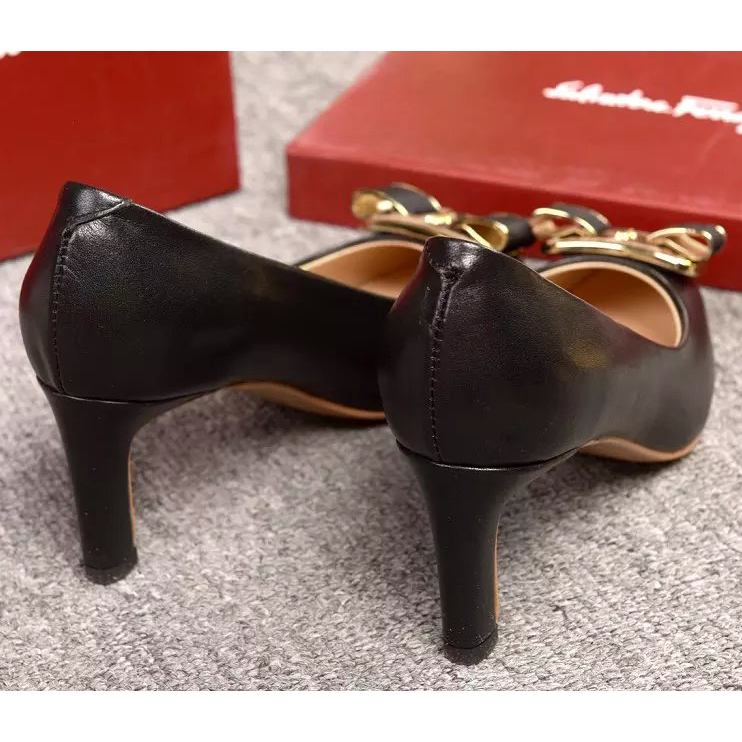 2016 new arrivals Ferragamo calfskin leather women shoes