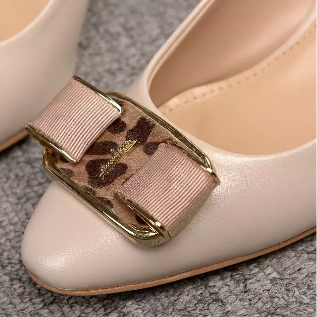 2016 new arrivals Ferragamo calfskin leather women shoes