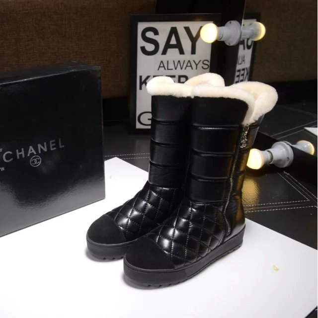 2016 new arrivals chanel Boots inside wool