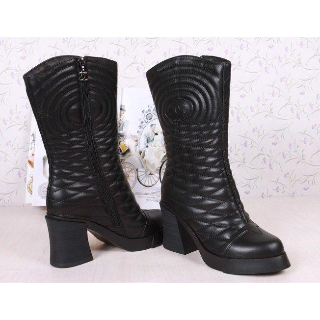 2016 new arrivals chanel Cowhide leather Casual boots