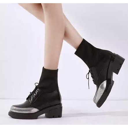 2016 new arrivals chanel Cowhide leather Casual boots