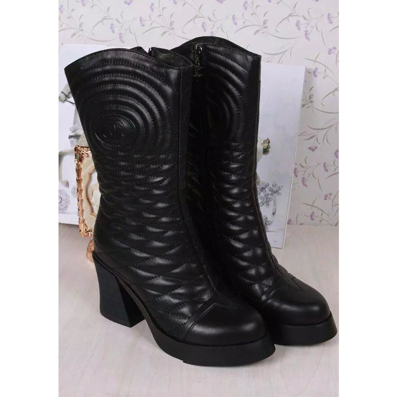 2016 new arrivals chanel Cowhide leather Casual boots